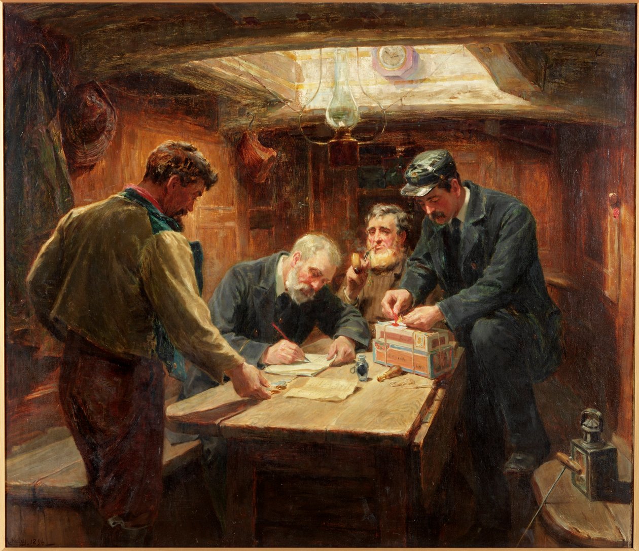 ड्यूटी पेड, 1896 द्वारा राल्फ हडले