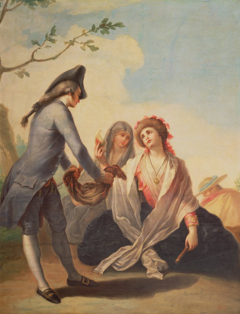 एक देश उपहार। c.1778 द्वारा रेमन बेयू वाई सुबियास