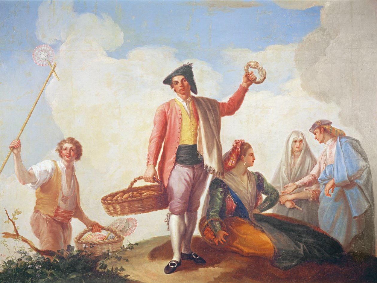 प्रशंसकों और रोज़ा के विक्रेताओं, 1788 द्वारा रेमन बेयू वाई सुबियास