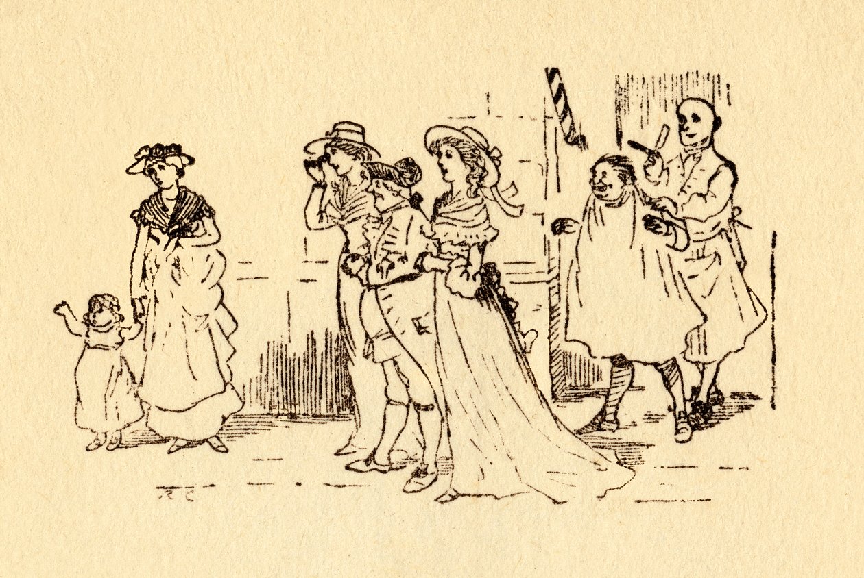 Bystanders जॉन गिलपिन सरपट अतीत, 1878, c1918 के रूप में देखते हैं। द्वारा रैंडोल्फ़ कैल्डेकॉट