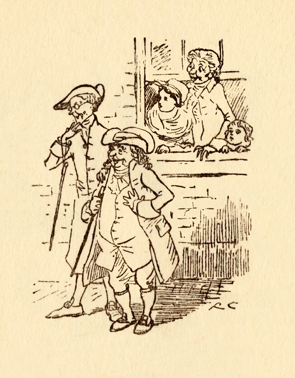 Bystanders जॉन गिलपिन सरपट अतीत, 1878, c1918 के रूप में देखते हैं। द्वारा रैंडोल्फ़ कैल्डेकॉट
