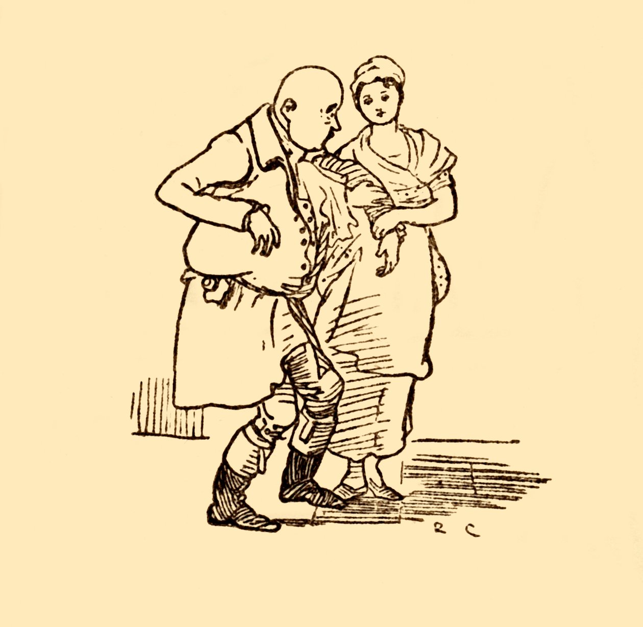 जॉन गिलपिन आते हैं, एक बार फिर, बिना रुके और बिना रुके, 1878, c1918। द्वारा रैंडोल्फ़ कैल्डेकॉट