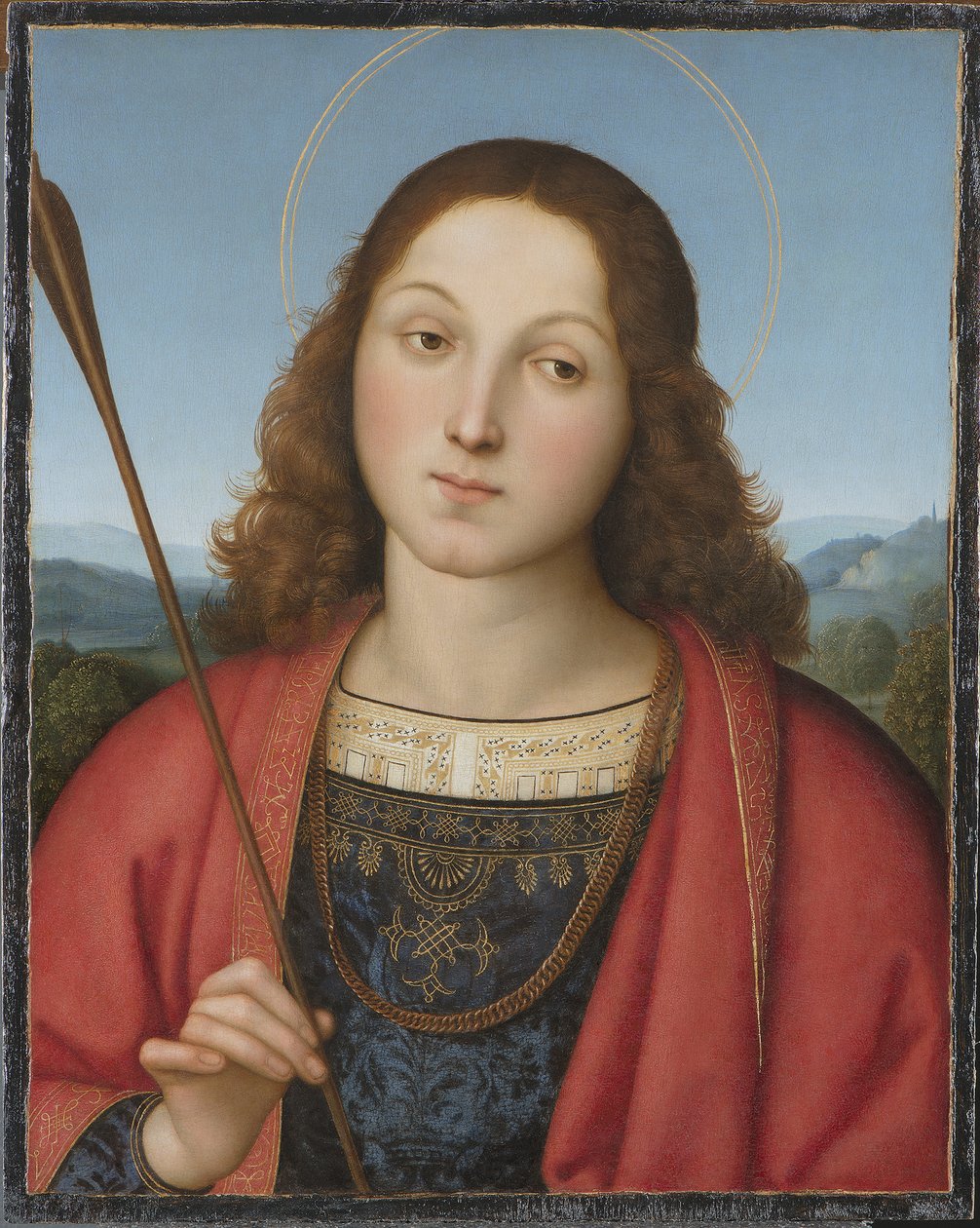 Saint Sebastian, ca 1501-1502 द्वारा राफेलो सानज़ियो राफेल