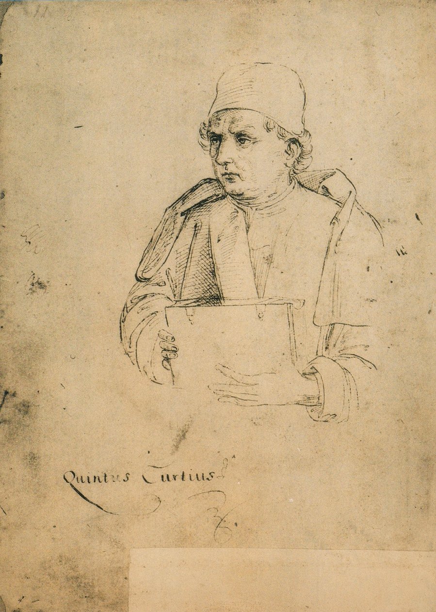क्विंटो कर्ज़ियो रूफो; राफेल द्वारा ड्राइंग। Accademia Galleries, वेनिस द्वारा राफेलो सानज़ियो राफेल