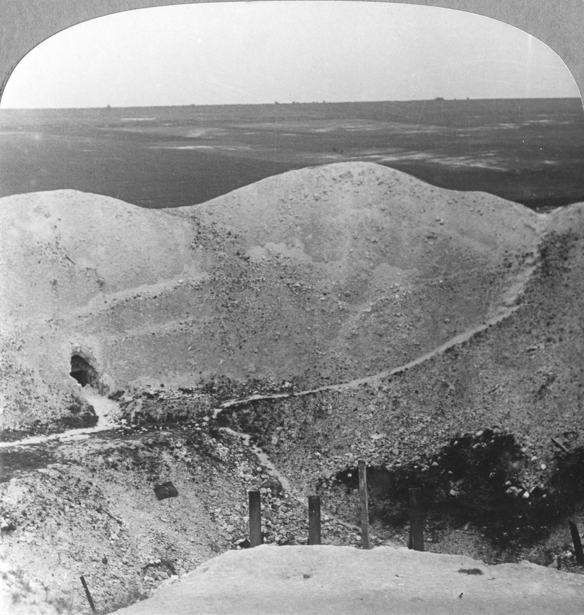 ला बोइसेले, सोम्मे, फ्रांस, विश्व युद्ध I, c1916-c1918 में मेरा गड्ढा द्वारा यथार्थवादी यात्रा प्रकाशक
