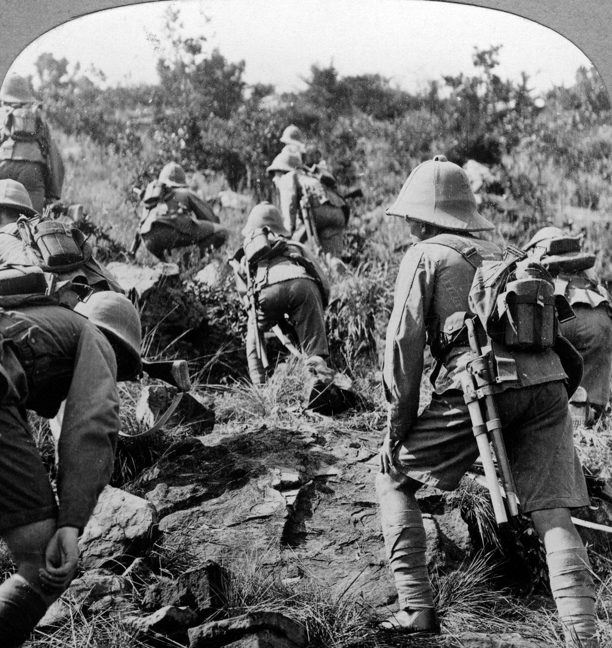 पूर्वी अफ्रीका में सैनिक, c1914-1918। द्वारा यथार्थवादी यात्रा प्रकाशक