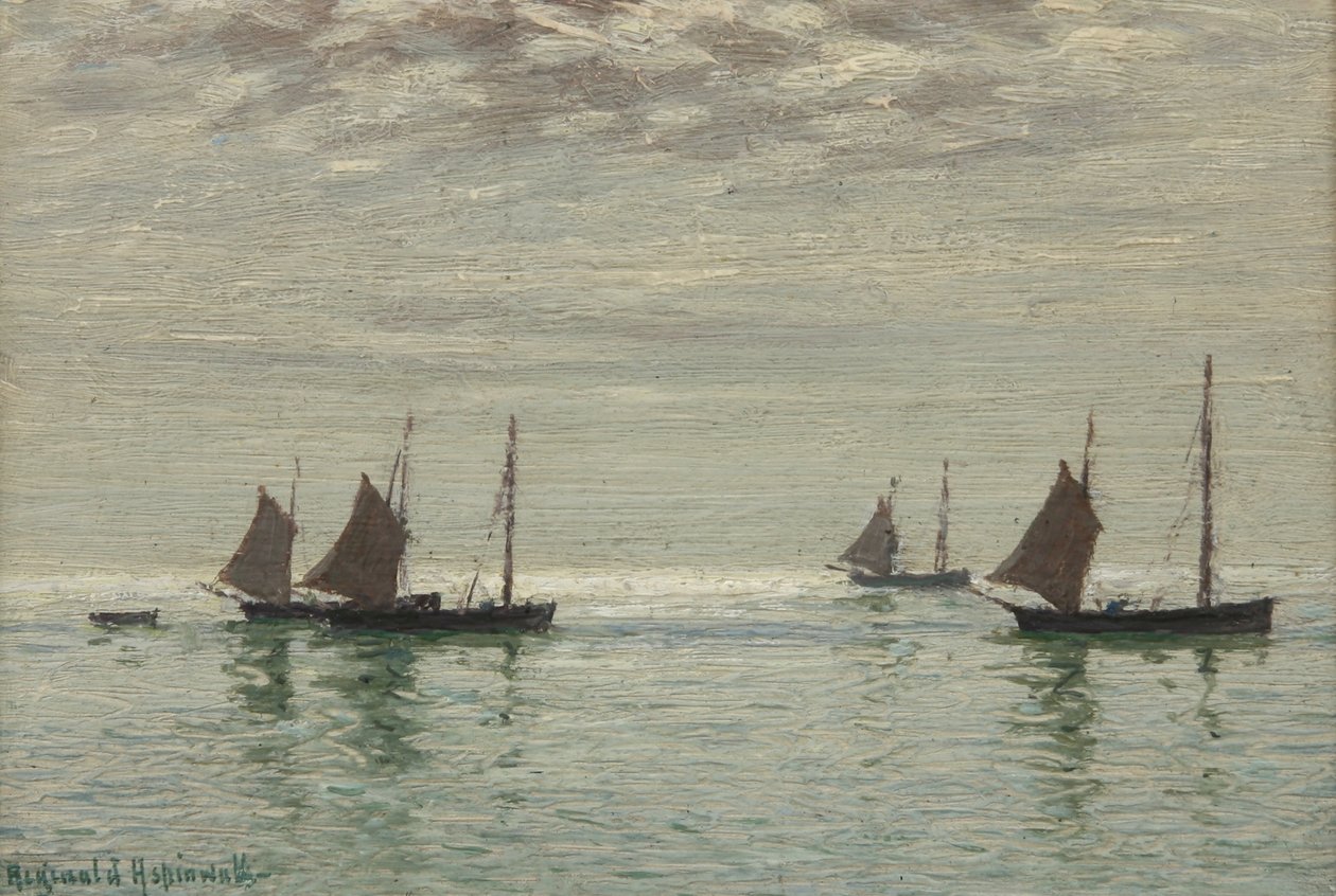 सुबह की ज्वार पर घर, c.1886 द्वारा रेजिनाल्ड एस्पिनवॉल