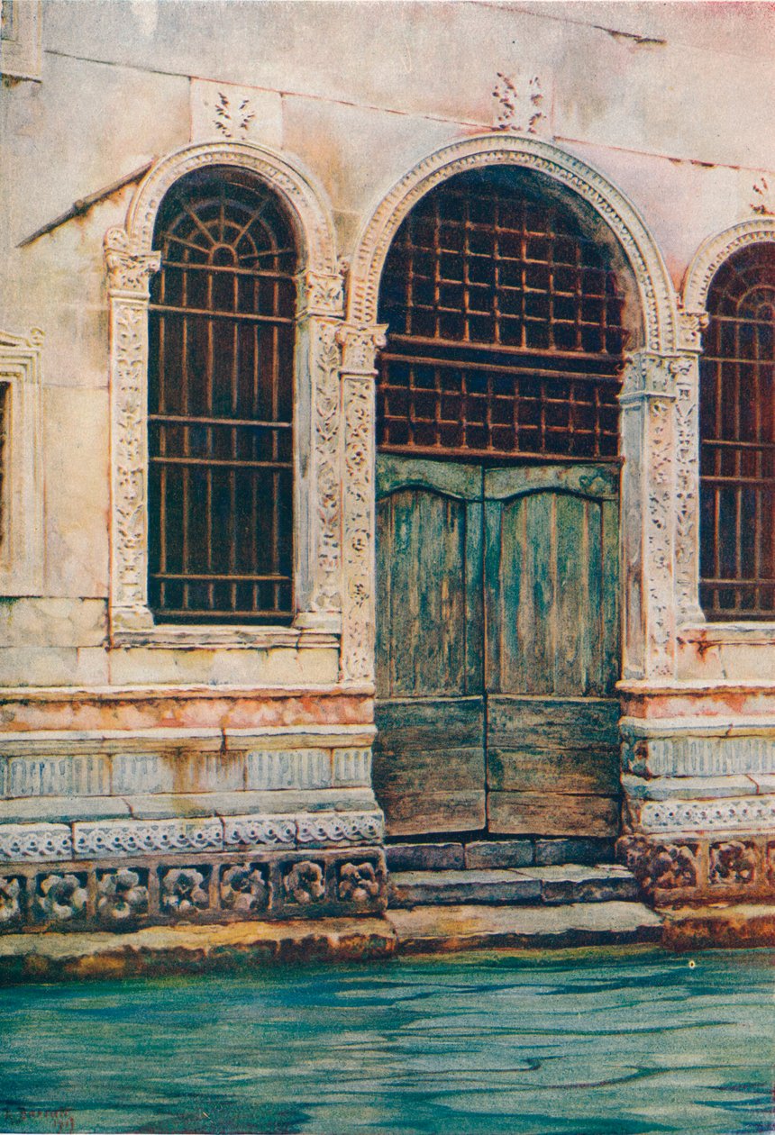 एक पुनर्जागरण द्वार, वेनिस, c1903 द्वारा रेजिनाल्ड बैराट