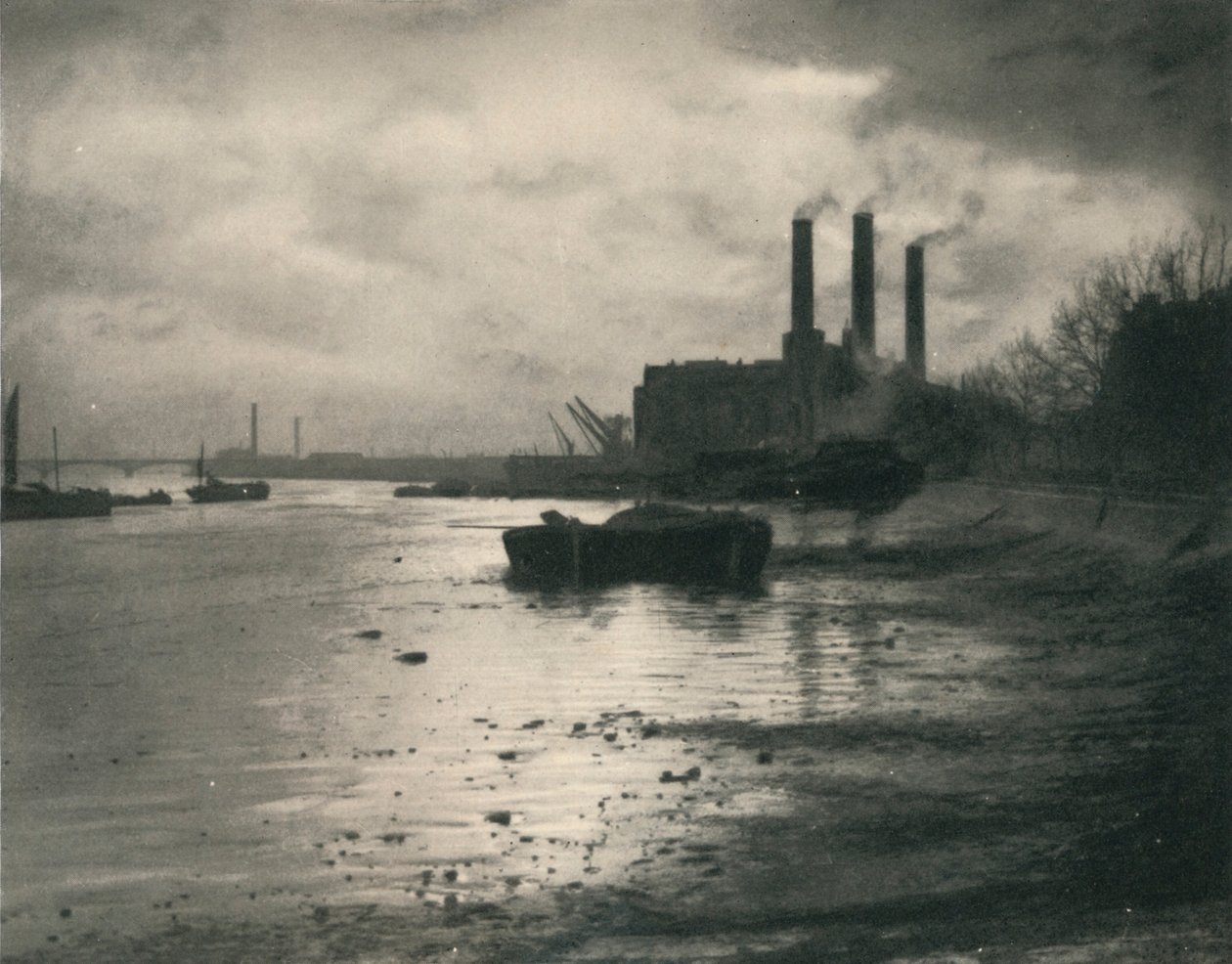 चेल्सी पावर स्टेशन, c1927, 1927 द्वारा रेजिनाल्ड बेलफील्ड