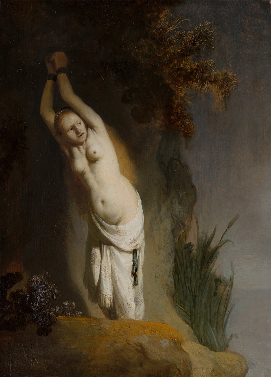 एंड्रोमेडा, c.1630 द्वारा रिमब्रांड वैन रिजन