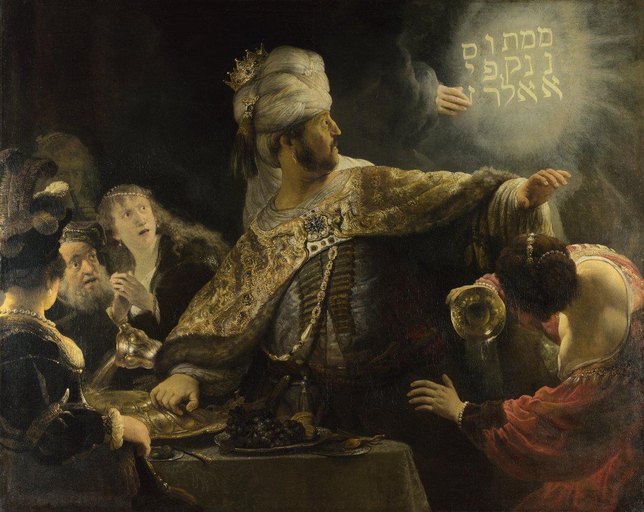 Belshazzars पर्व द्वारा रिमब्रांड वैन रिजन