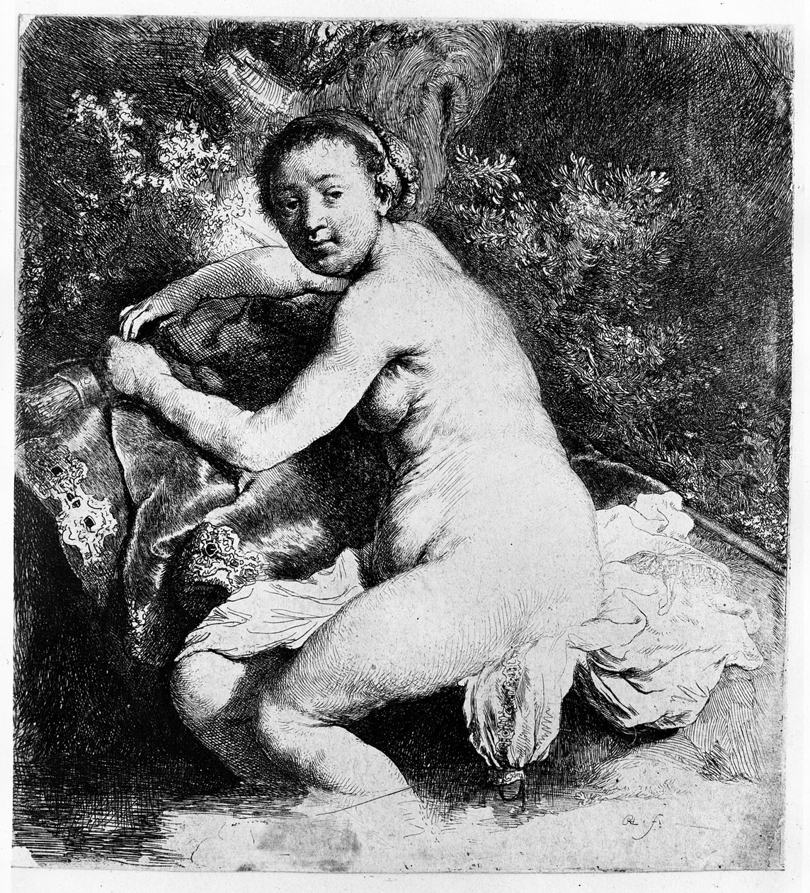 स्नान पर डायना, c.1631 द्वारा रिमब्रांड वैन रिजन