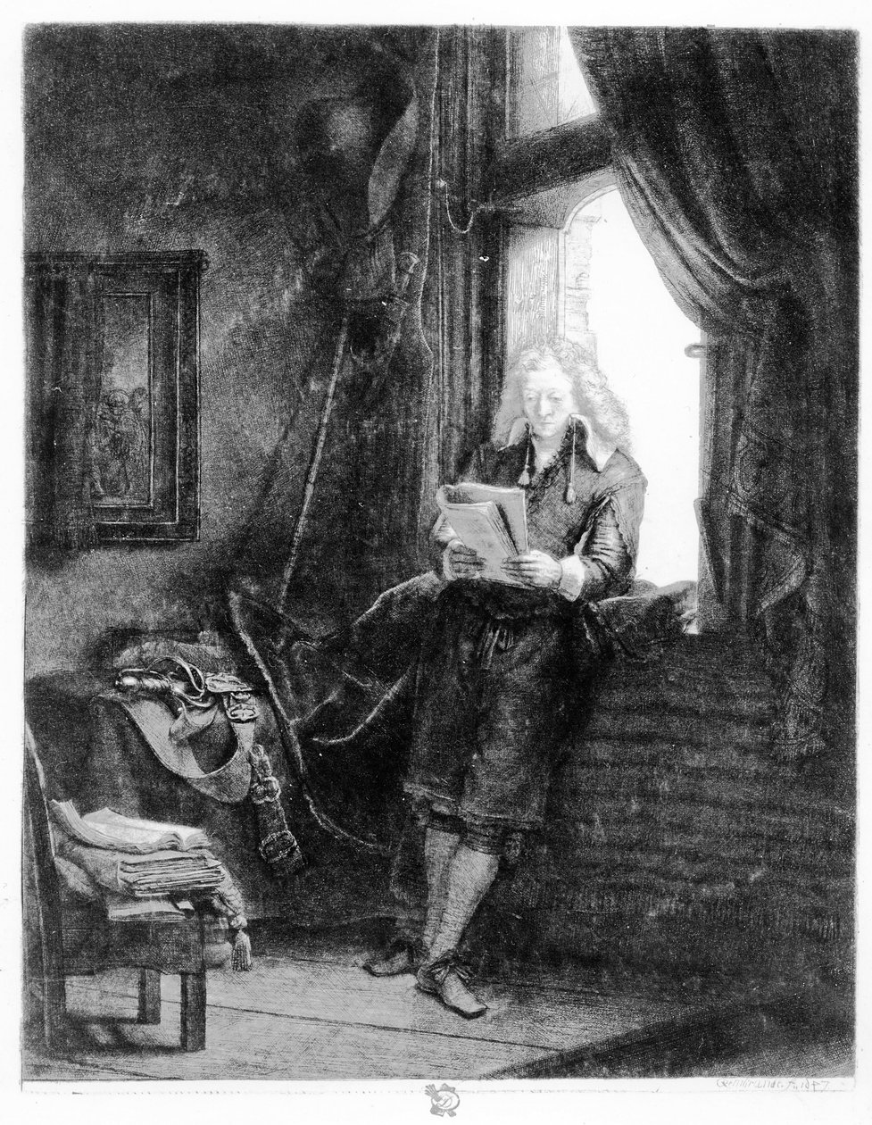 जनवरी छह, 1647 द्वारा रिमब्रांड वैन रिजन