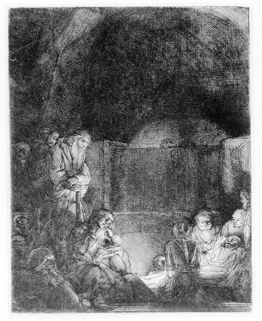 एन्टोमेंट, c.1654 द्वारा रिमब्रांड वैन रिजन