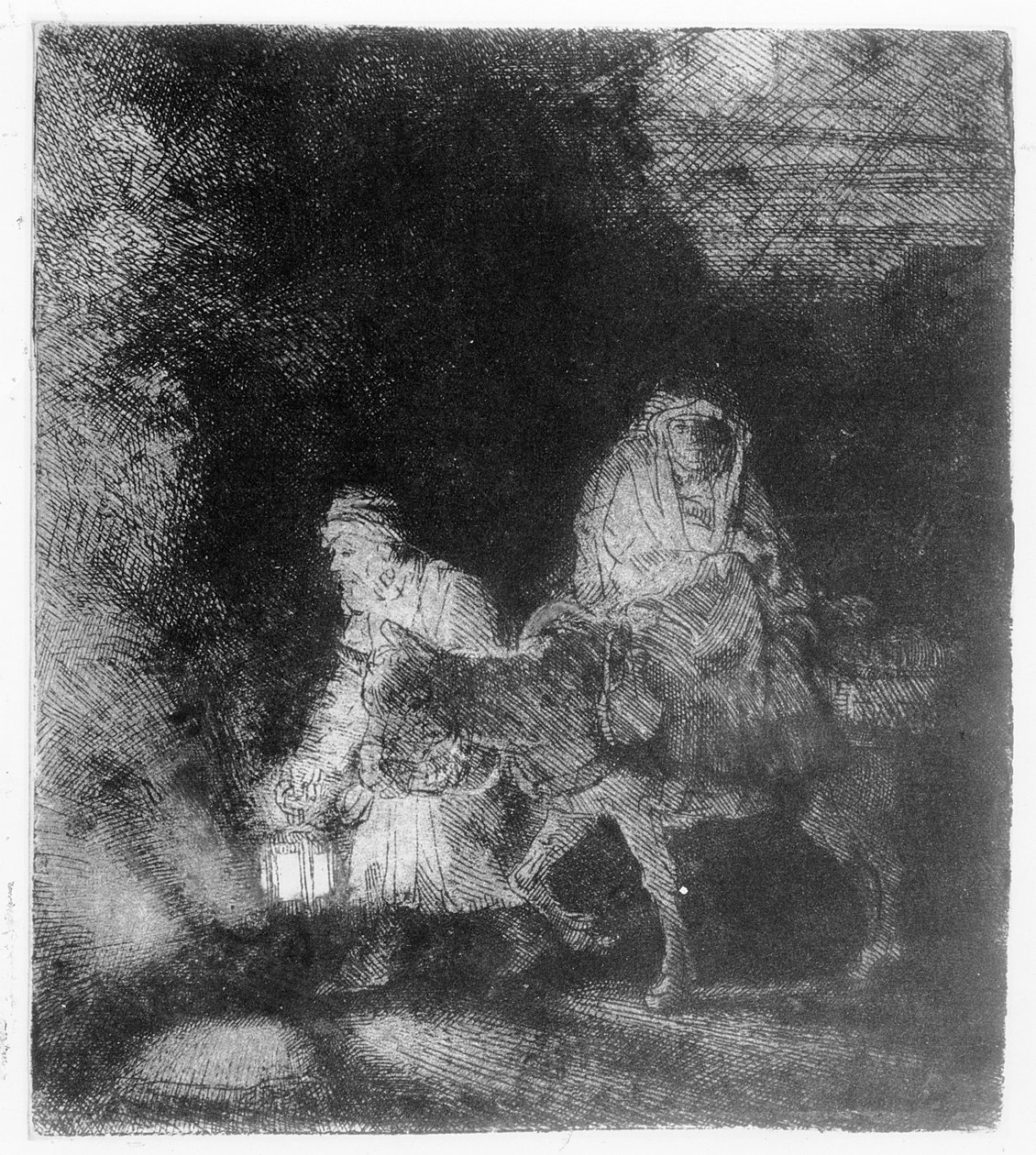 मिस्र में उड़ान, 1651 द्वारा रिमब्रांड वैन रिजन