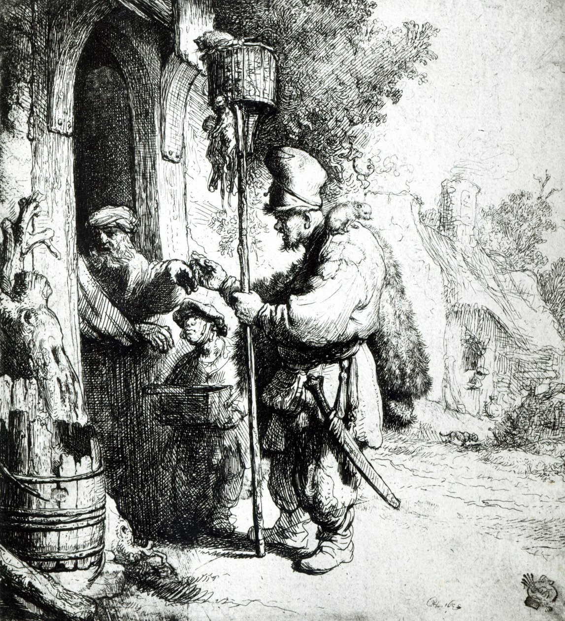 रैटचैकर, 1632 द्वारा रिमब्रांड वैन रिजन