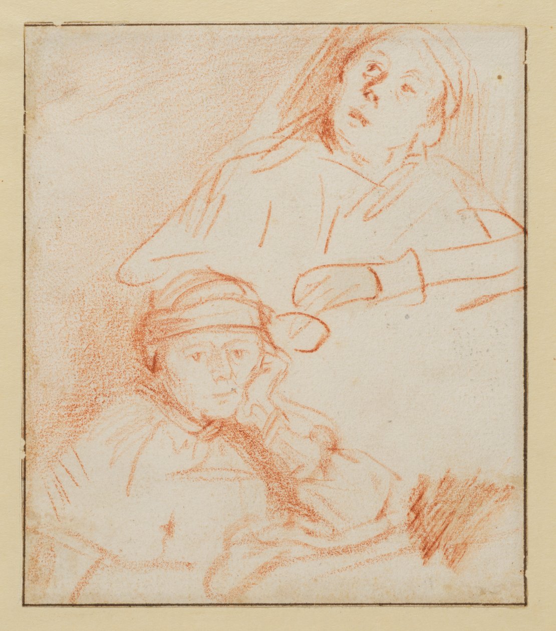 सस्किया के दो अध्ययन, 1636 - 1637 लगभग द्वारा रिमब्रांड वैन रिजन