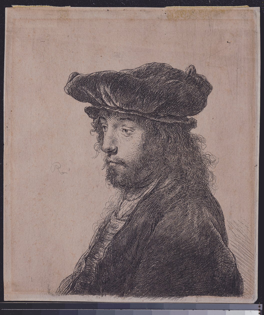 चौथा ओरिएंटल हेड, c.1635 द्वारा रिमब्रांड वैन रिजन