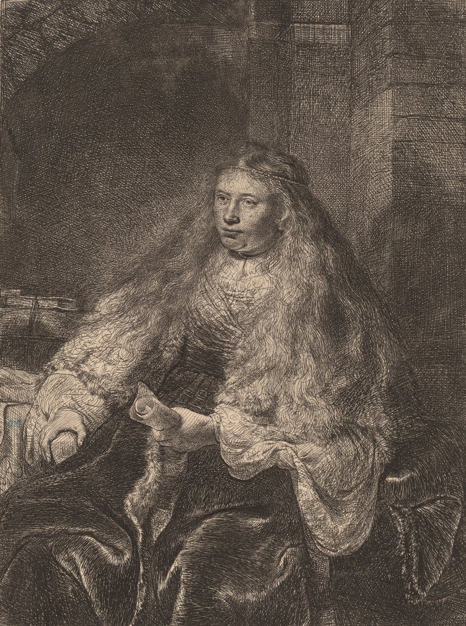 महान यहूदी दुल्हन, 1635। द्वारा रिमब्रांड वैन रिजन