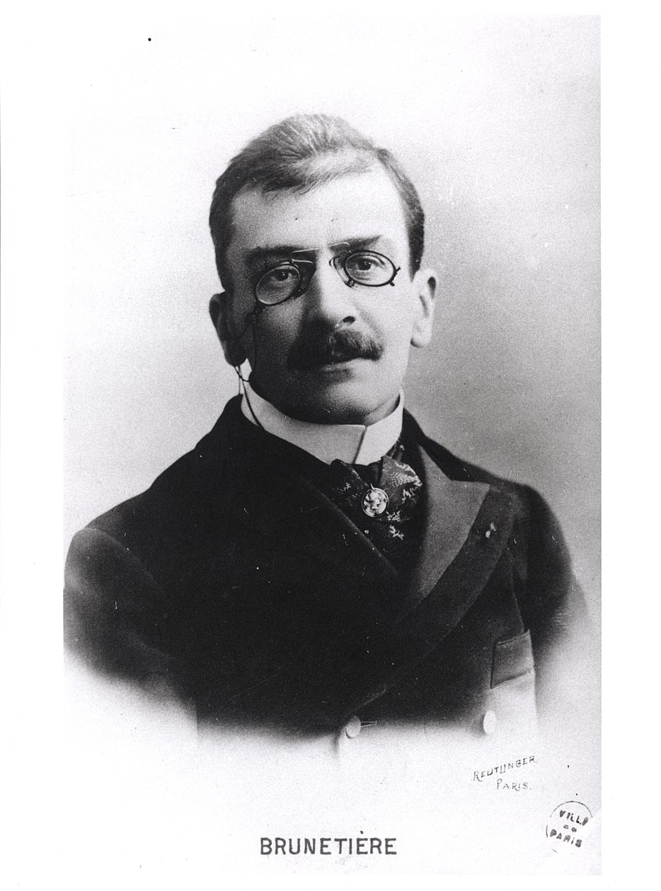 फर्डिनेंड ब्रुनेटियर का चित्रांकन (1849-1906) द्वारा रीटलिंगन स्टूडियो