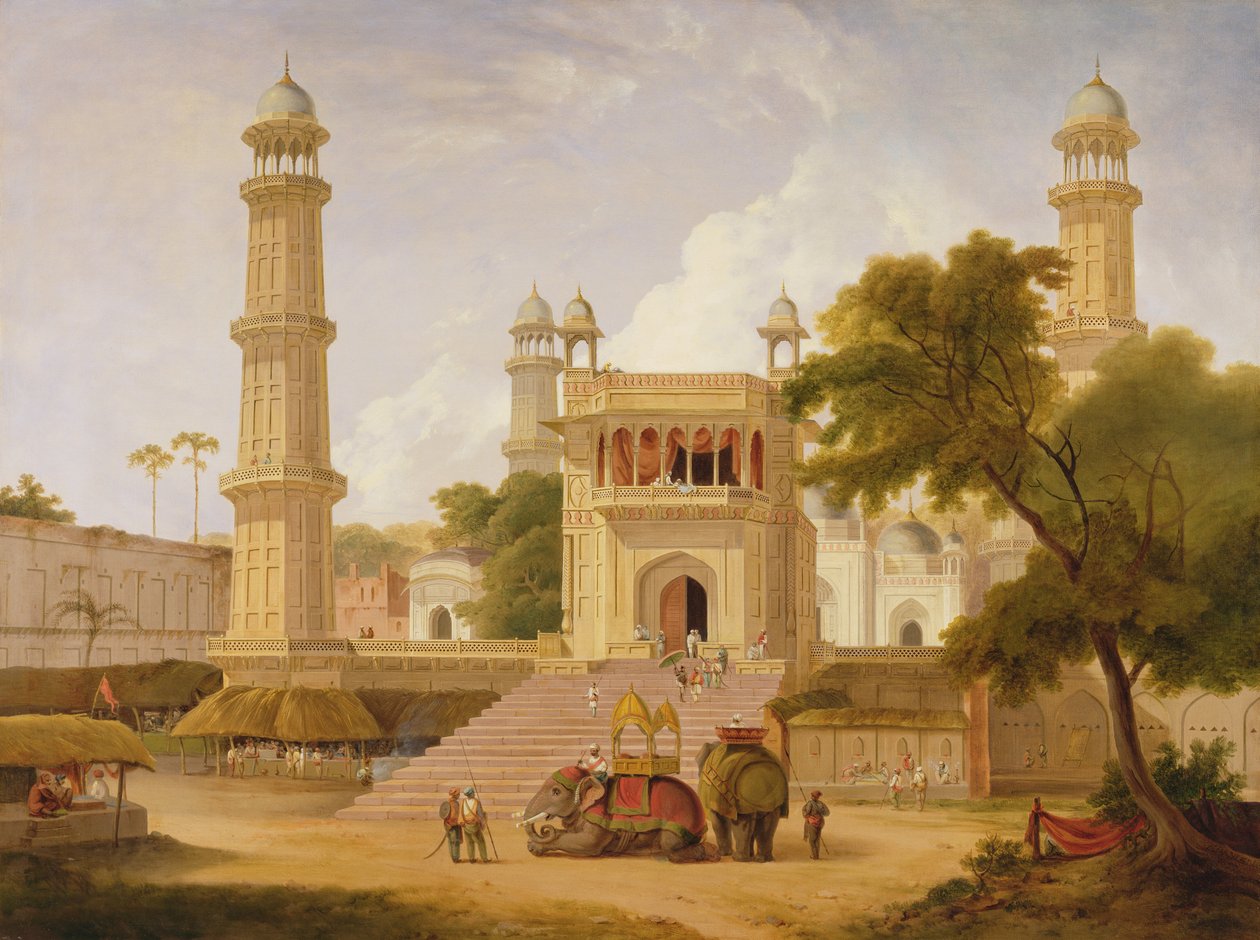 भारतीय मंदिर, जिसे 1827 में अबो-उल-नबी की मस्जिद कहा जाता है द्वारा रेव। एडवर्ड थॉमस डेनियल