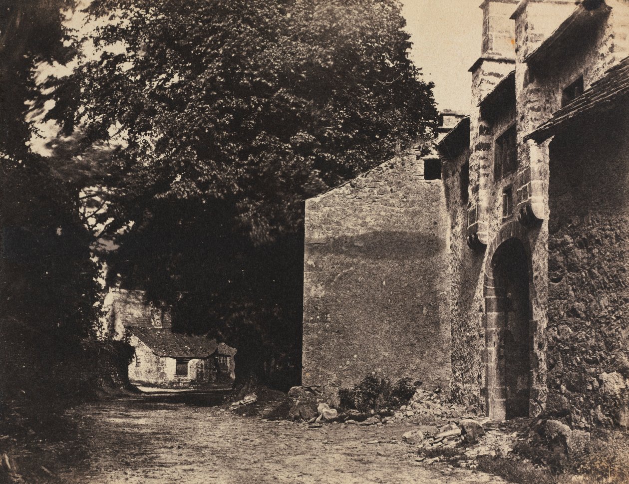 गेटवे टू बोरविक हॉल, लंकाशायर, 1855। द्वारा रेव। जॉन रिचर्डसन मेजर
