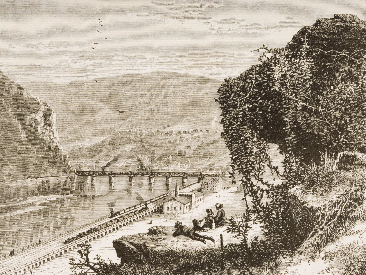 हार्पर्स फेरी, वेस्ट वर्जीनिया, c.1880 द्वारा रेवरेंड सैमुअल मैनिंग