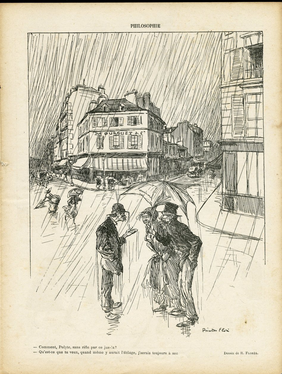 Le Rire . में रिकार्डो फ्लोर्स (1878-1918) द्वारा चित्रण द्वारा रिकार्डो फ्लोर्स