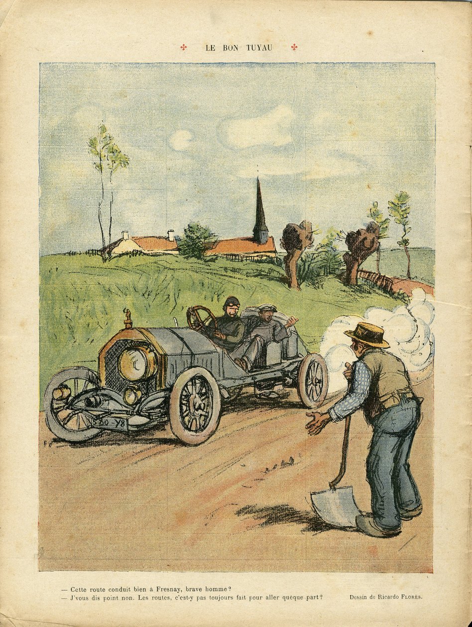 Le Rire . में रिकार्डो फ्लोर्स (1878-1918) द्वारा चित्रण द्वारा रिकार्डो फ्लोर्स
