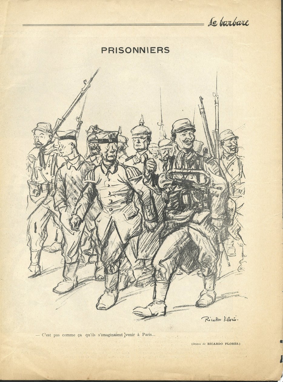 द बारबेरियन, नंबर 4 . में रिकार्डो फ्लोर्स (1878-1918) द्वारा चित्रण द्वारा रिकार्डो फ्लोर्स