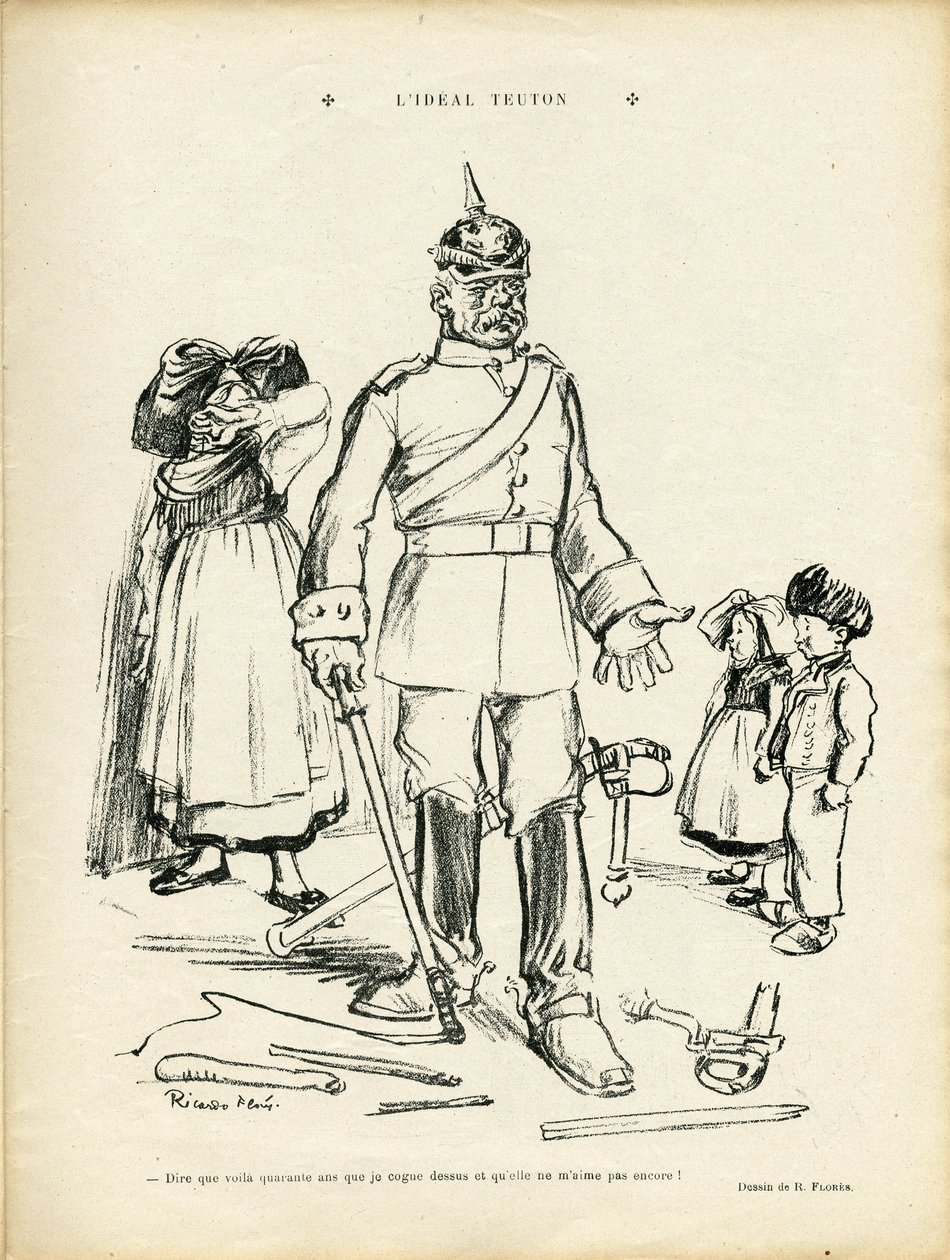 Le Rire . में रिकार्डो फ्लोर्स (1878-1918) का चित्रण द्वारा रिकार्डो फ्लोर्स