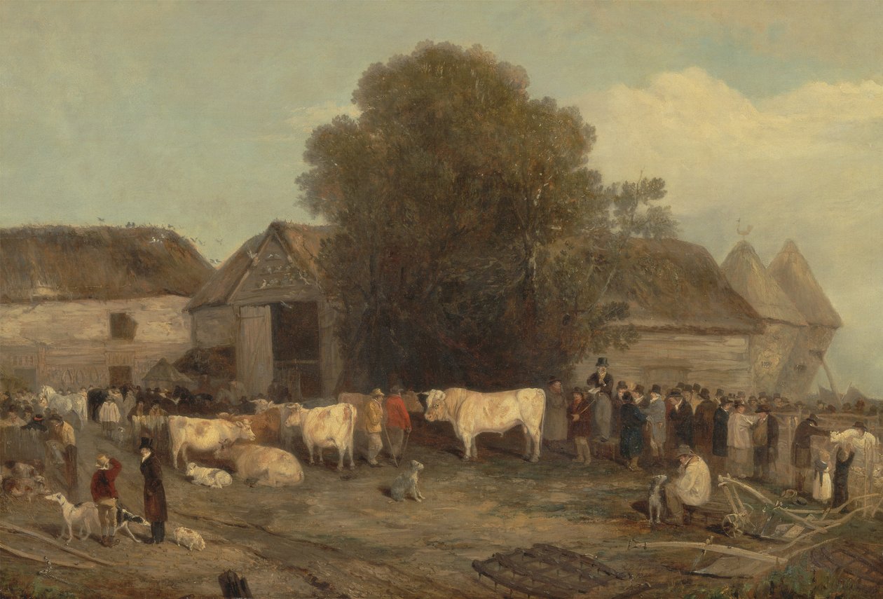 द फार्म सेल, 1820 द्वारा रिचर्ड बैरेट डेविस