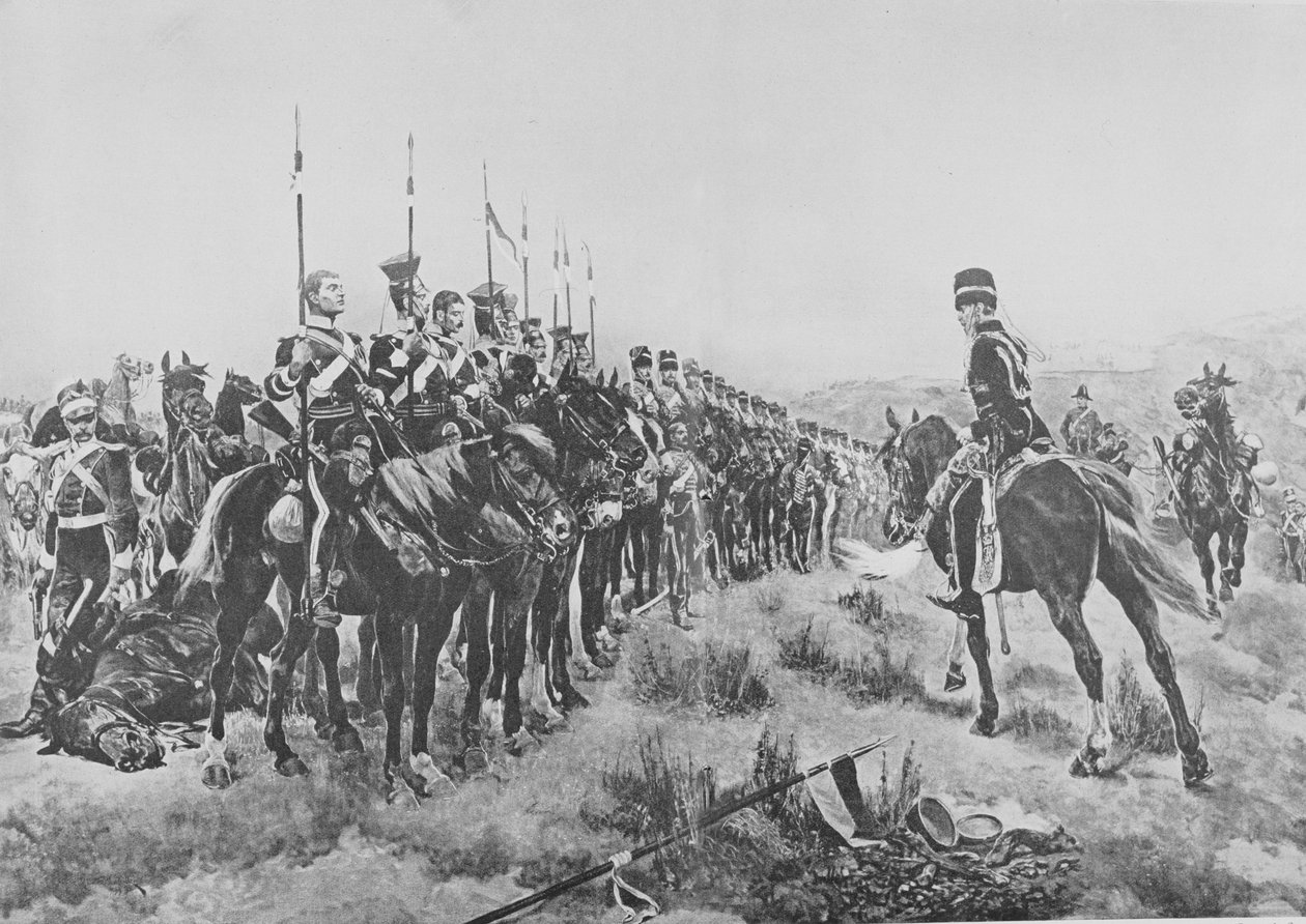 600 का सब कुछ छोड़ दिया गया, सर एवलिन वुड द्वारा संपादित &39;ब्रिटिश बैटल ऑन लैंड एंड सी&39; का चित्रण (1838-1919) 1915 द्वारा रिचर्ड केटन वुडविले जूनियर