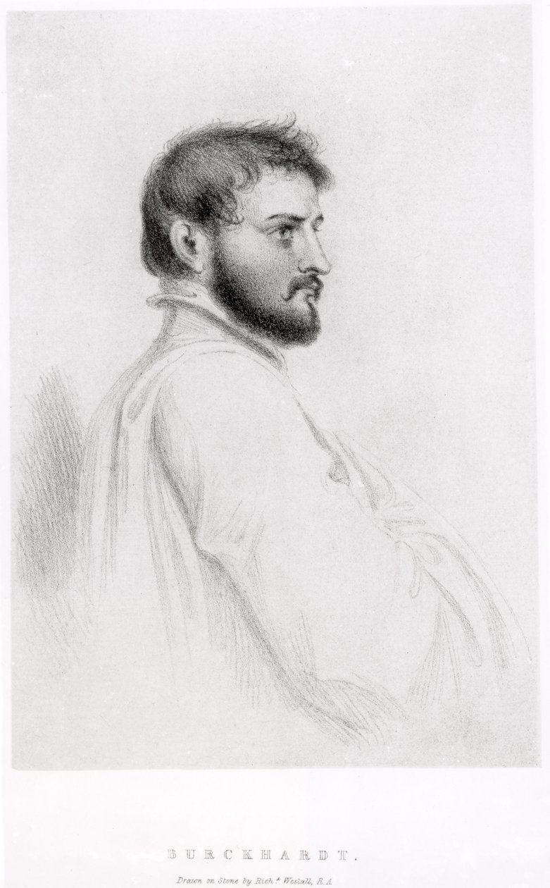 जोहान लुडविग बर्कहार्ट का पोर्ट्रेट (1784-1817) द्वारा रिचर्ड वेस्टल