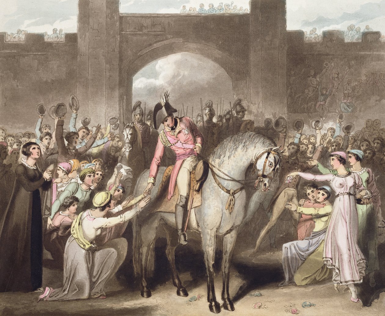 टूलूज़, 10 अप्रैल 1814, टी। फील्डिंग, पब द्वारा उत्कीर्ण &39;द विक्ट्रीज ऑफ़ द ड्यूक ऑफ़ वेलिंगटन&39; से। 1819 द्वारा रिचर्ड वेस्टल