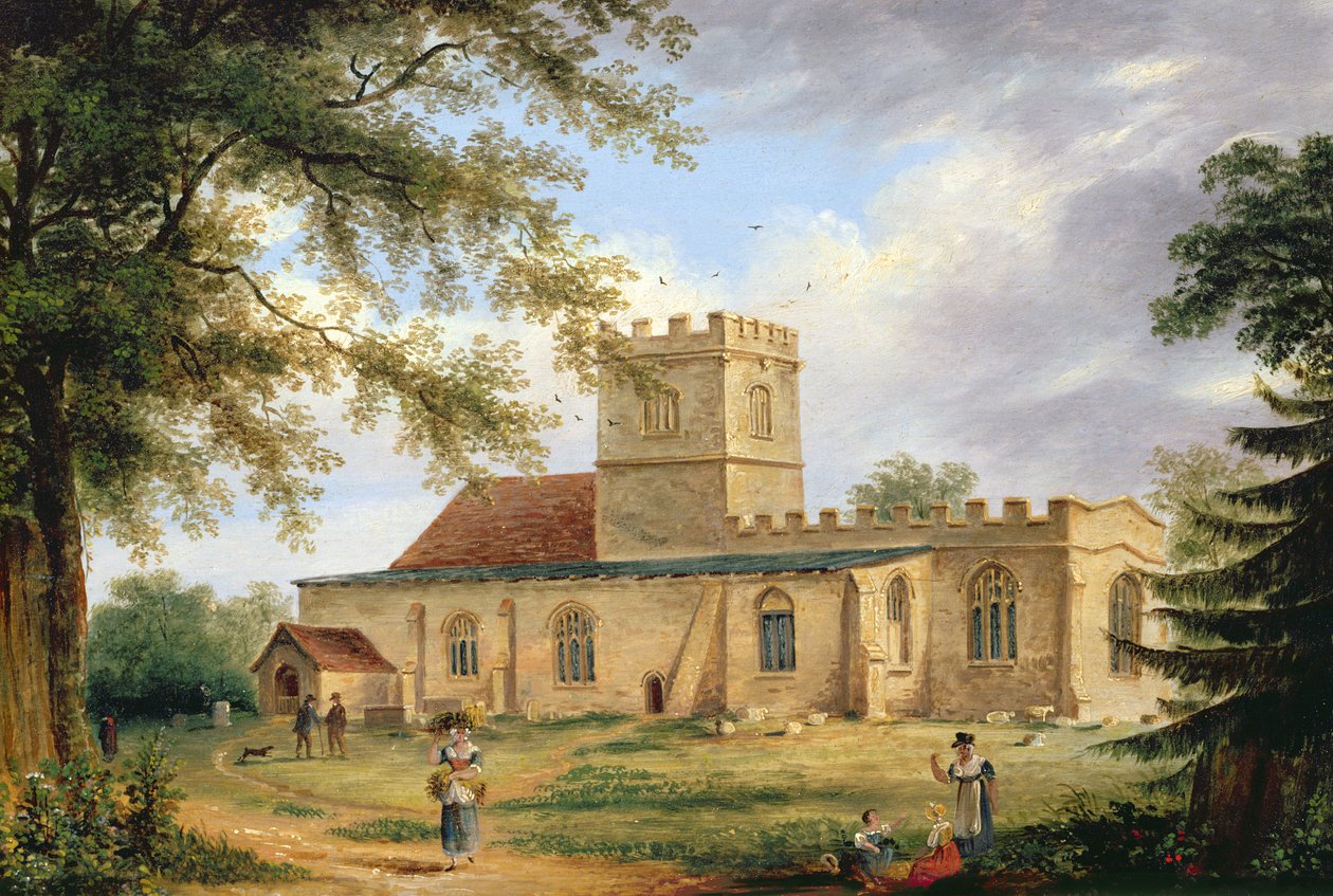 Whittlesford चर्च (तेल) द्वारा रिचर्ड बैंक्स हैरडेन