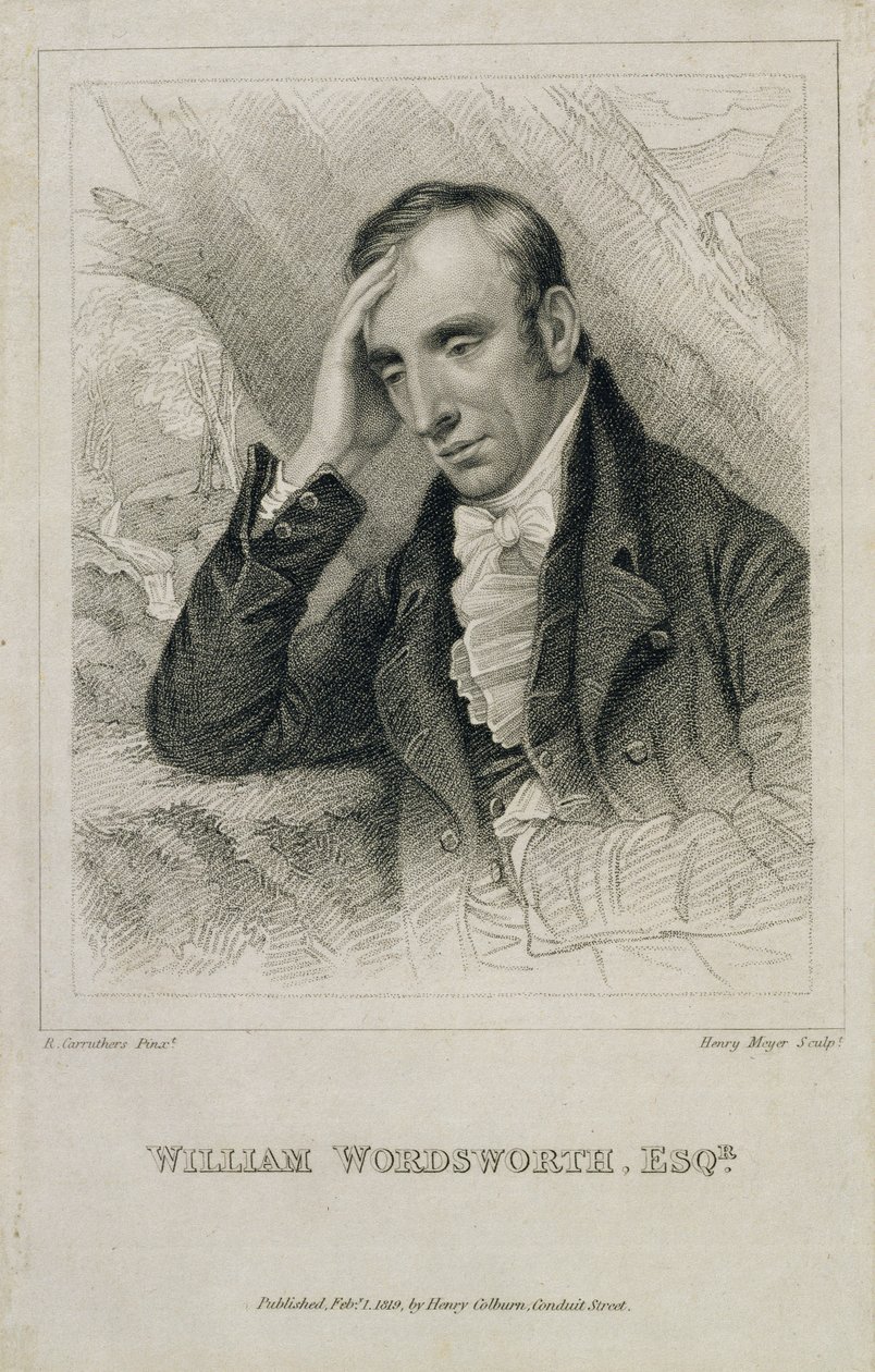 विलियम वर्ड्सवर्थ (1770-1850), हेनरी मेयर (1782-1847), 1819 द्वारा उत्कीर्ण द्वारा रिचर्ड कारुथर्स
