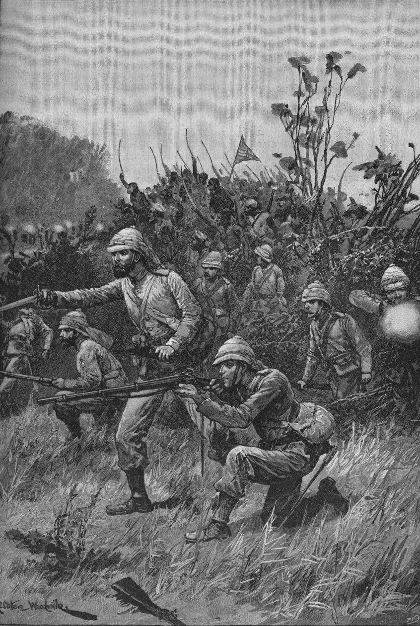 द बोनी मेन लेड द एडवांस, 1902 द्वारा रिचर्ड कैटन II वुडविले