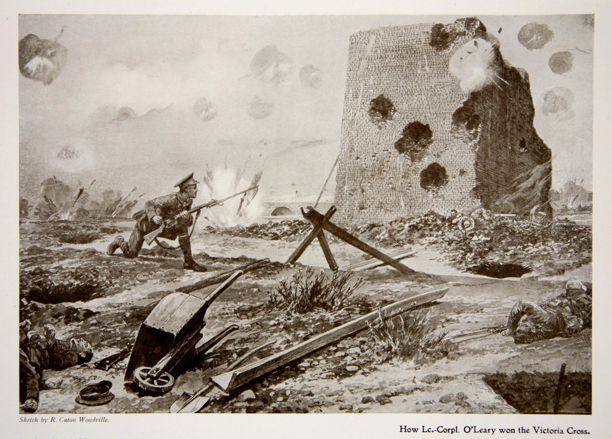 ली।-कोरप ओ&39;लेरी ने &39;द ईयर 1915: द रिकॉर्ड ऑफ अचीवमेंट अचीवमेंट एंड इवेंट्स&39; से 1915 में विक्टोरिया क्रॉस जीता द्वारा रिचर्ड केटन वुडविले जूनियर