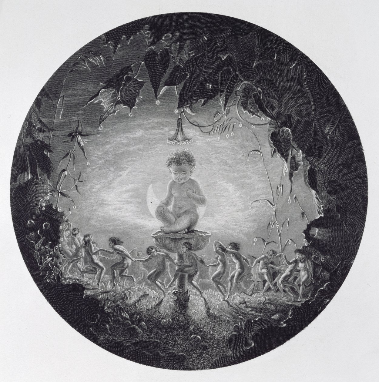 विलियम होम लिज़र्स द्वारा उत्कीर्ण पक और परियाँ (1788-1859) द्वारा रिचर्ड डैड