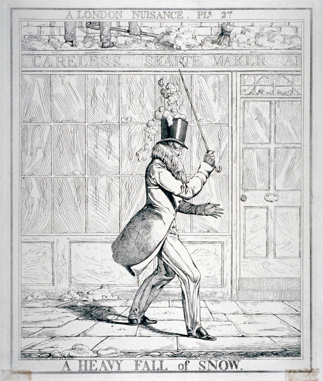 ए हैवी फॉल ऑफ स्नो, 1821 द्वारा रिचर्ड डाइटन