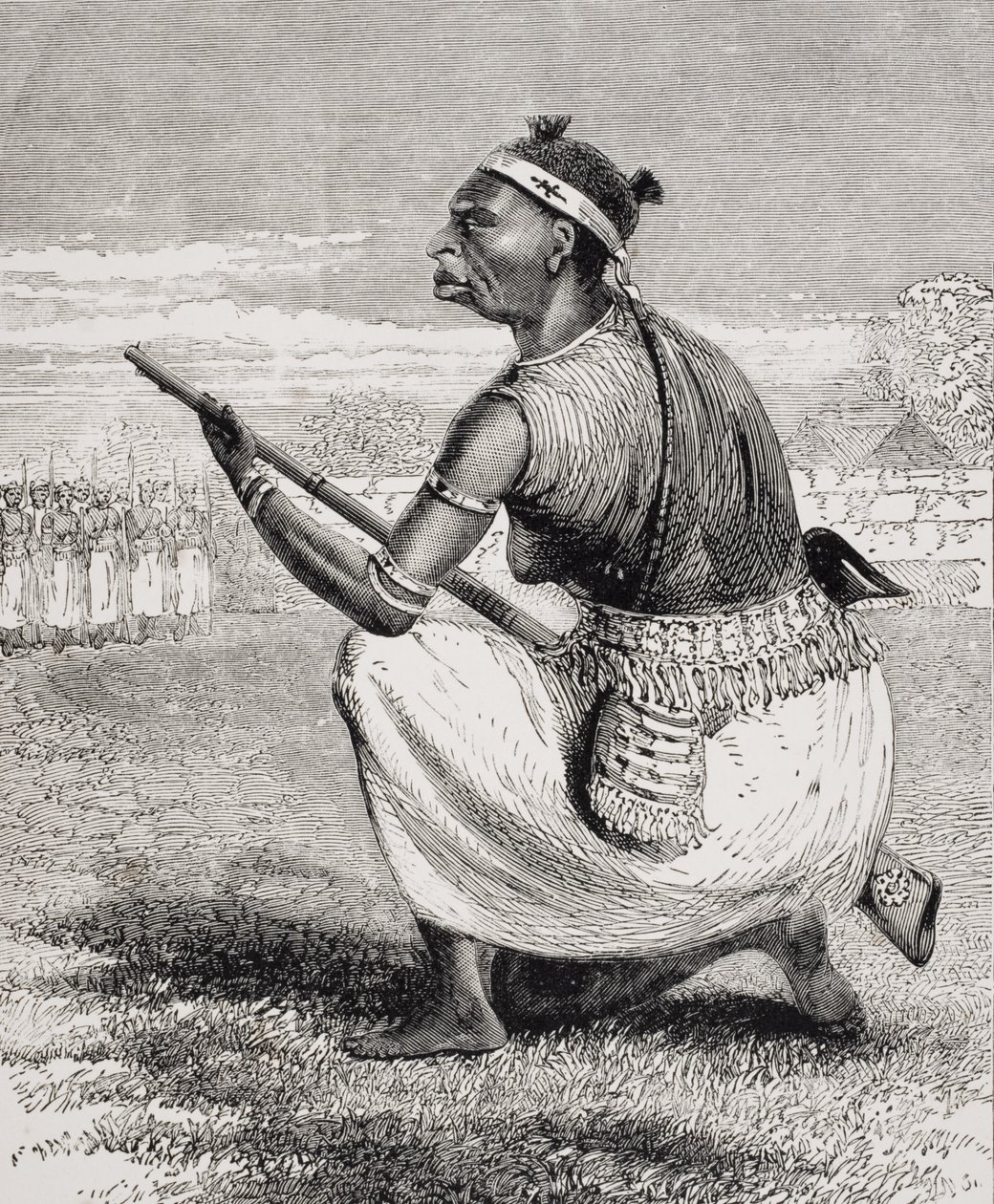 इसाबेल बर्टन (1831-96) द्वारा प्रकाशित &39;द लाइफ ऑफ़ कैप्टन सर रिचर्ड बर्टन, खंड II&39; से, अमेजन के रिचर्ड्स ब्रिगेड के मुख्य अधिकारी, 1893 प्रकाशित द्वारा रिचर्ड फ्रांसिस बर्टन