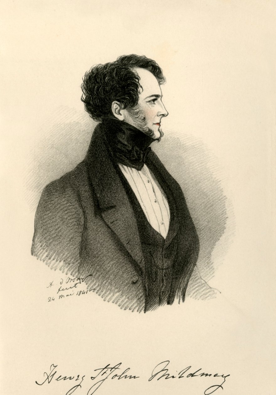 सर हेनरी सेंट जॉन मिल्डम, 1841। द्वारा रिचर्ड जेम्स लेन