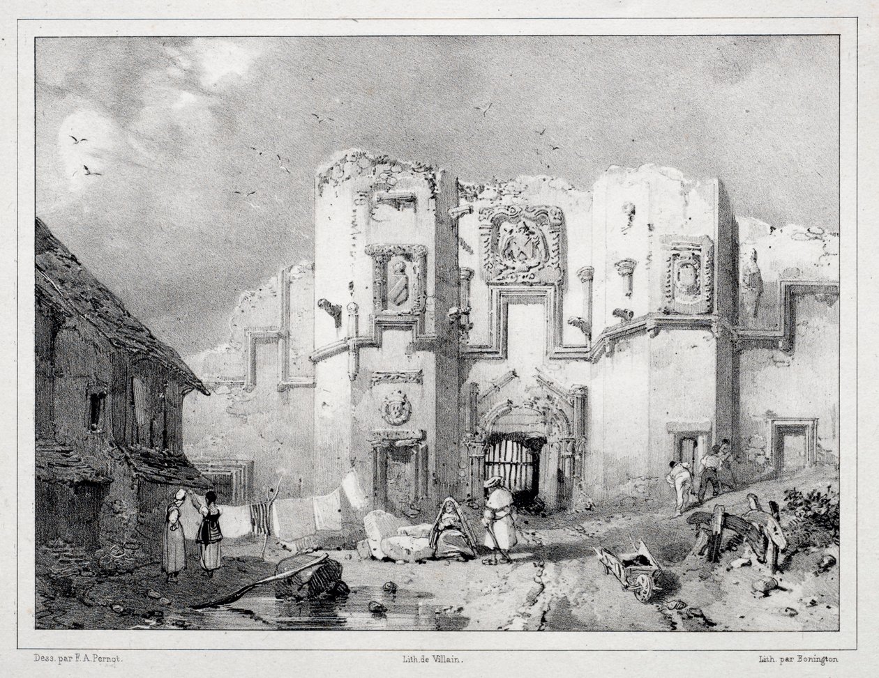 स्टर्लिंग, 1826 में पुराना गेटवे। द्वारा रिचर्ड पार्क्स बोनिंगटन