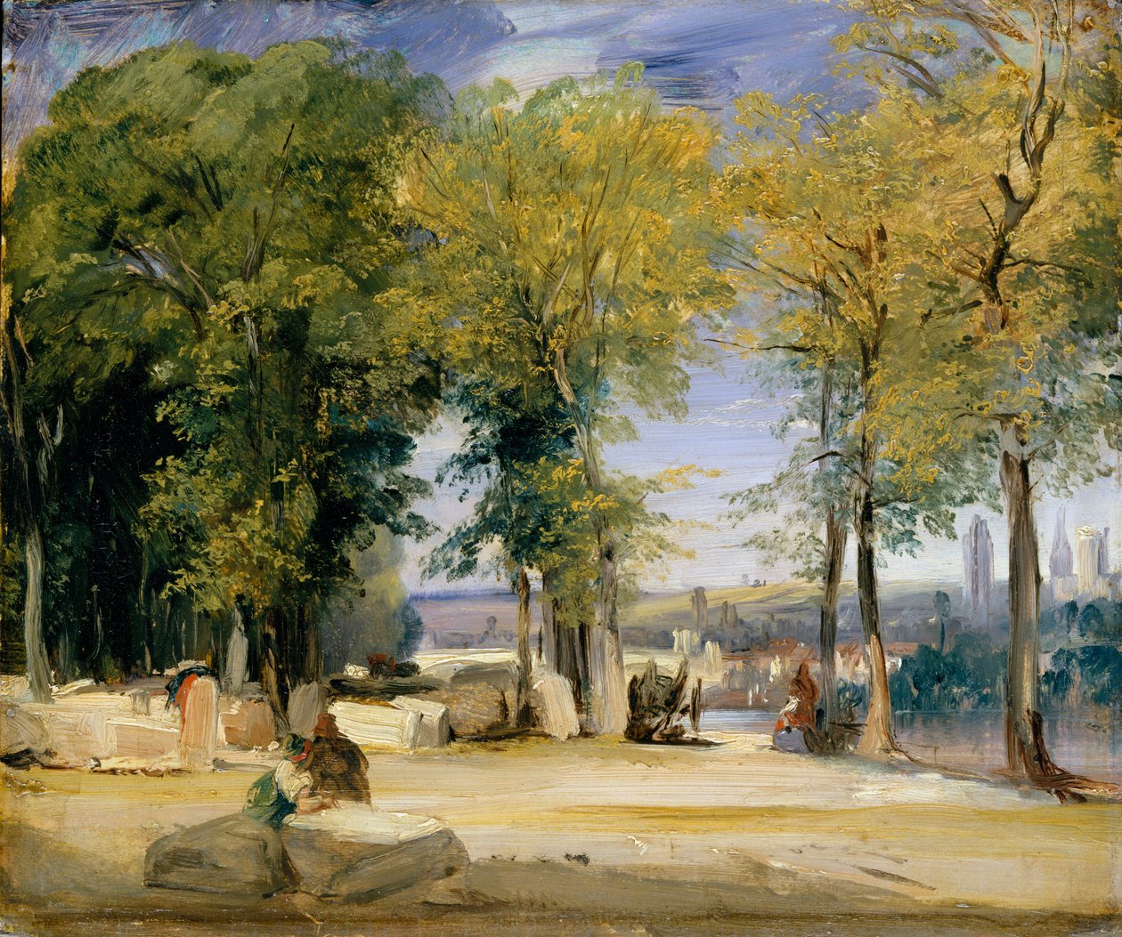 रून के पास देखें, ca. 1825। द्वारा रिचर्ड पार्क्स बोनिंगटन