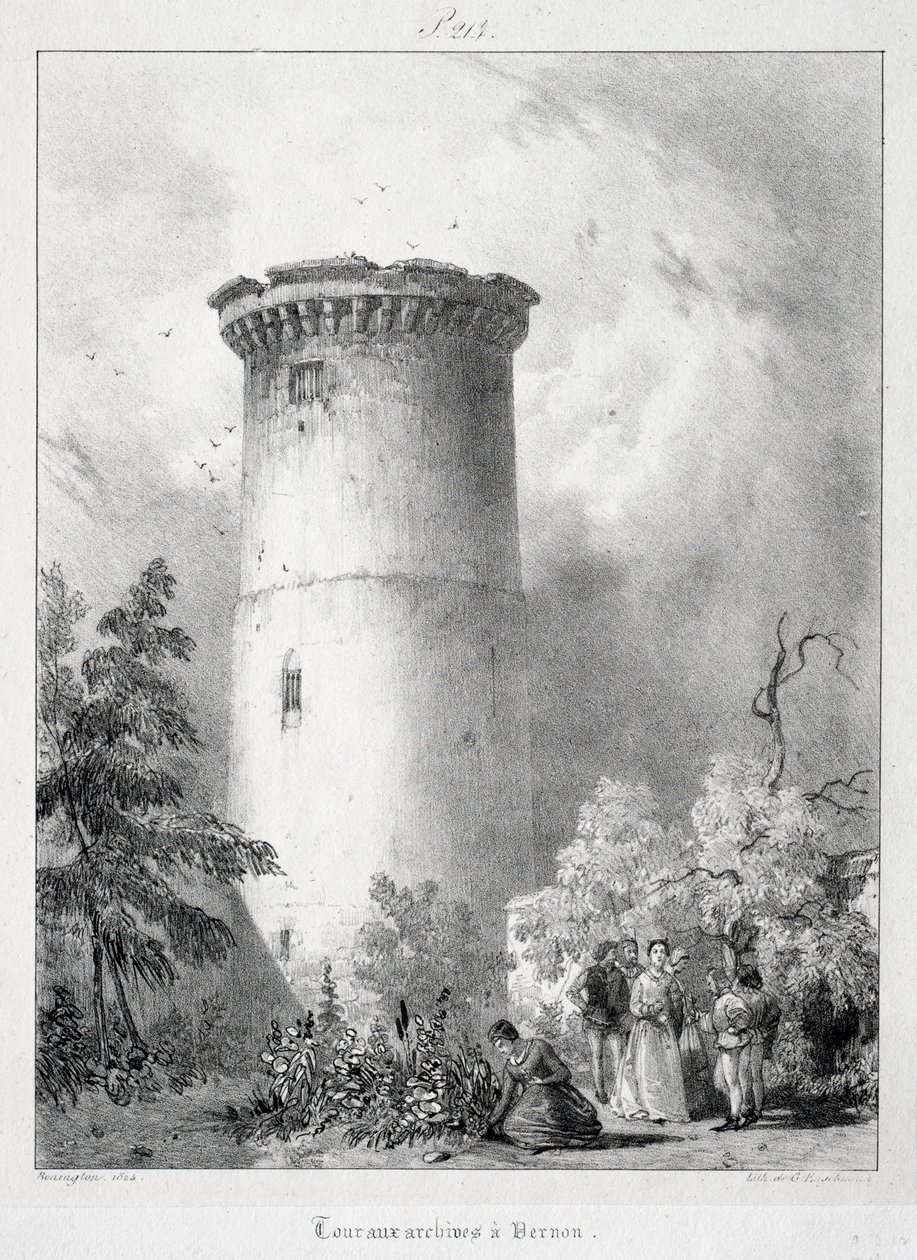 पुराने फ्रांस, नॉरमैंडी ..., 1824 में सुरम्य और रोमांटिक यात्राएं। द्वारा रिचर्ड पार्क्स बोनिंगटन