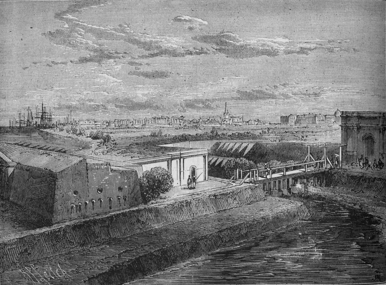 फोर्ट विलियम, c1880 द्वारा रिचर्ड प्रिंसिपल लीच