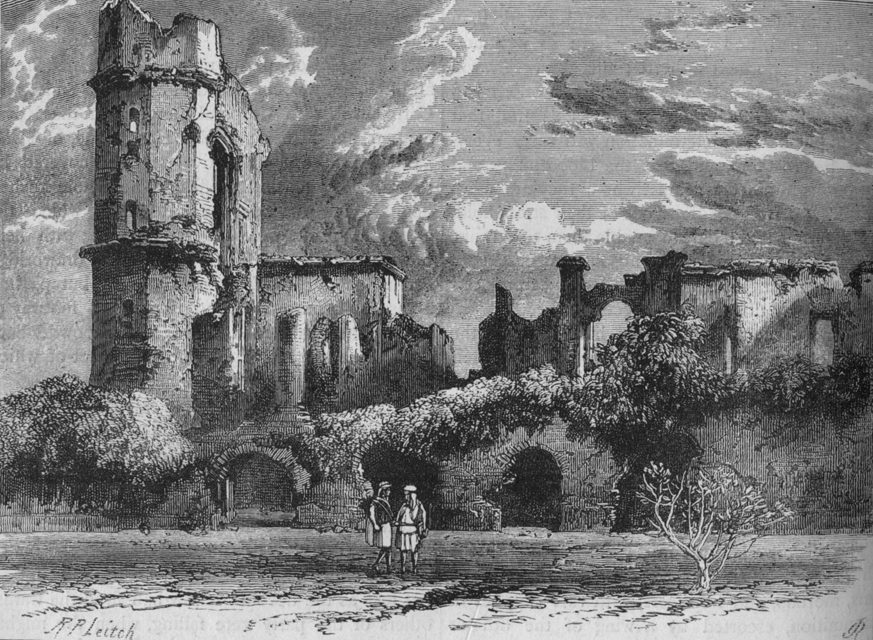 लखनऊ में निवास के अवशेष, c1880 द्वारा रिचर्ड प्रिंसिपल लीच