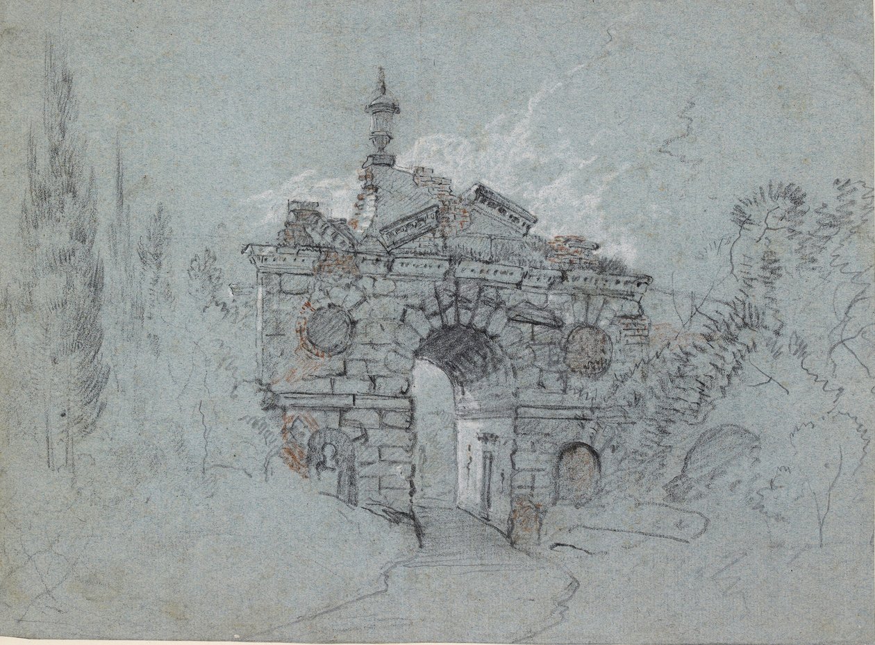 केव में बर्बाद आर्क, c1760s द्वारा रिचर्ड विल्सन