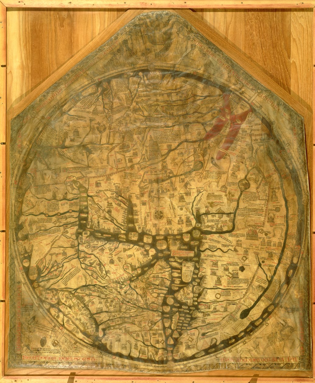 मैप मुंडी, c.1290 द्वारा हल्दीधाम का रिचर्ड